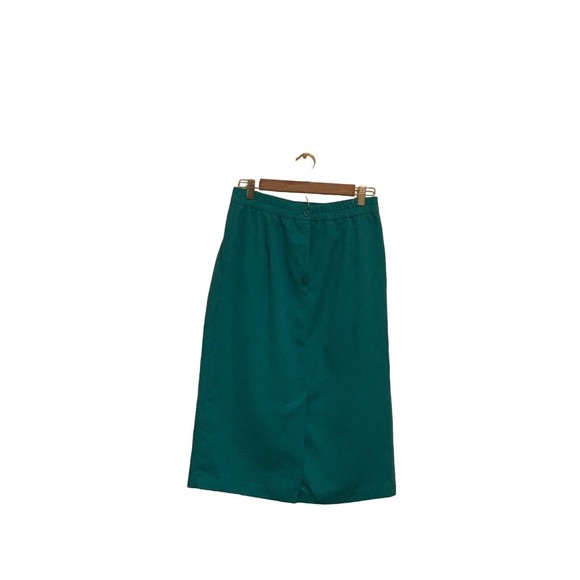Essentials by Worthington Womens Size 12 Pencil Skirt USA Teal SKIRT RN 45361 - Picture 3 of 6